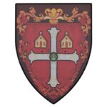 Espada Robin Hood V2, finamente decorada stand alone