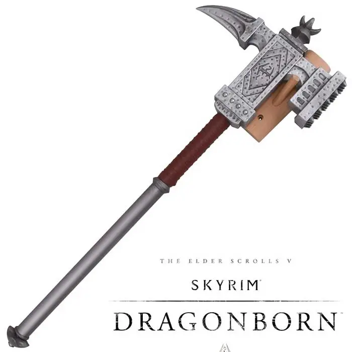 Marteau Club des Champions The Elder Scrolls V: Dragonborn sur son support