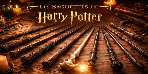 Les baguettes de Harry Potter