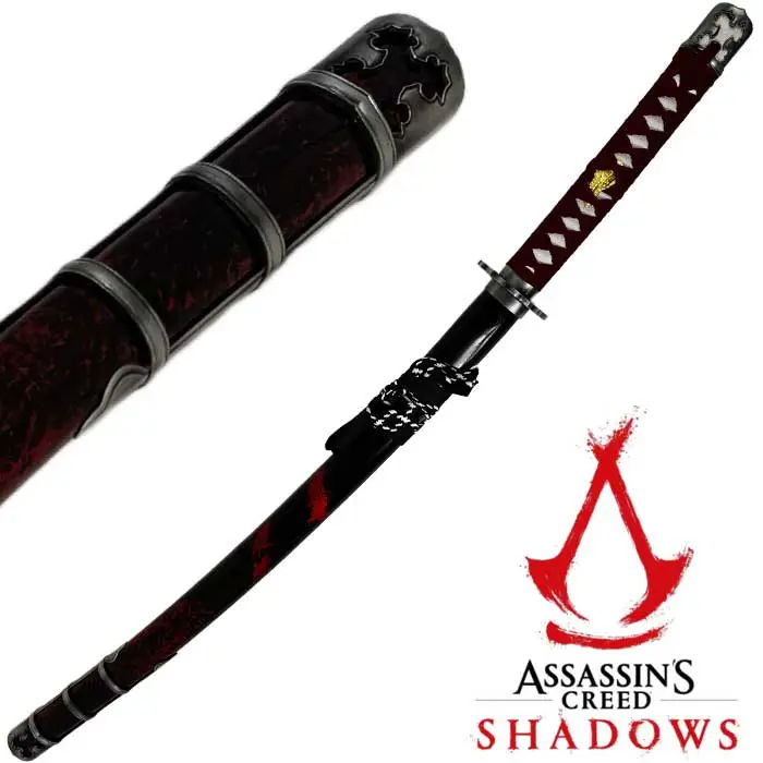 Bloodshade katana de Naoe dans son fourreau