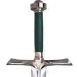 Épée de Faramir, poignée métal recouverte d'un caoutchouc vert pour une bonne prise en main