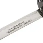 Juego de 3 Kill Bill Tanto, primer plano de la inscripción budd tanto