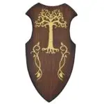 Épée Narsil Brisée support seul avec dessin de l'arbre du Gondor
