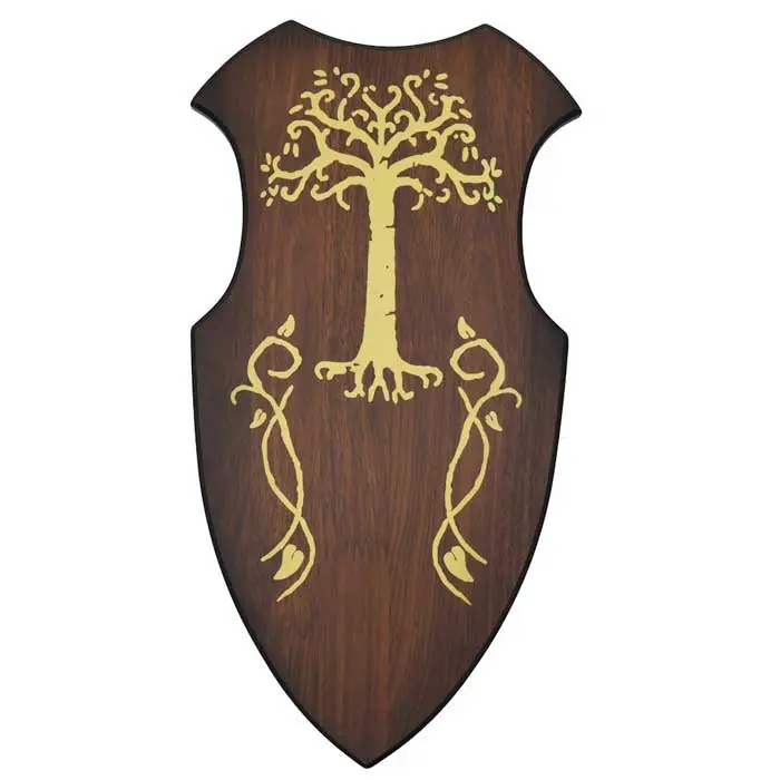 Épée Narsil Brisée support seul avec dessin de l'arbre du Gondor