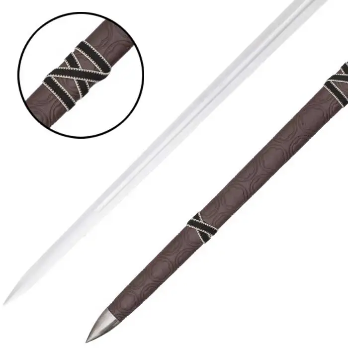 Épée Wolf de Luxe Brun lame et fourreau