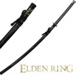 Katana Moonveil 143cm Elden Ring dans son fourreau laqué noir