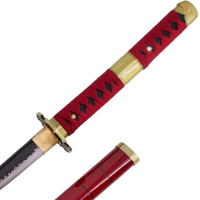 Katana-Sandaï-Kitetsu-tranchant-Poignée