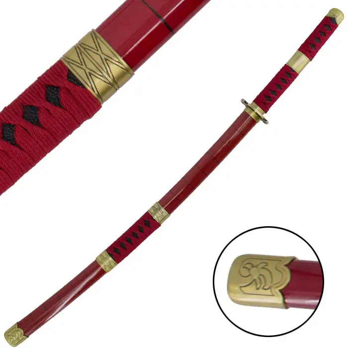 Katana Sandaï Kitetsu tranchant dans son fourreau
