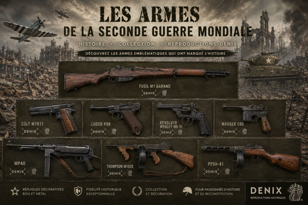 Les armes de la seconde Guerre Mondiale