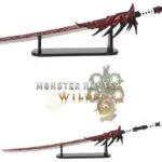 Wyvern Blade Blood I sur son support à poser en bois
