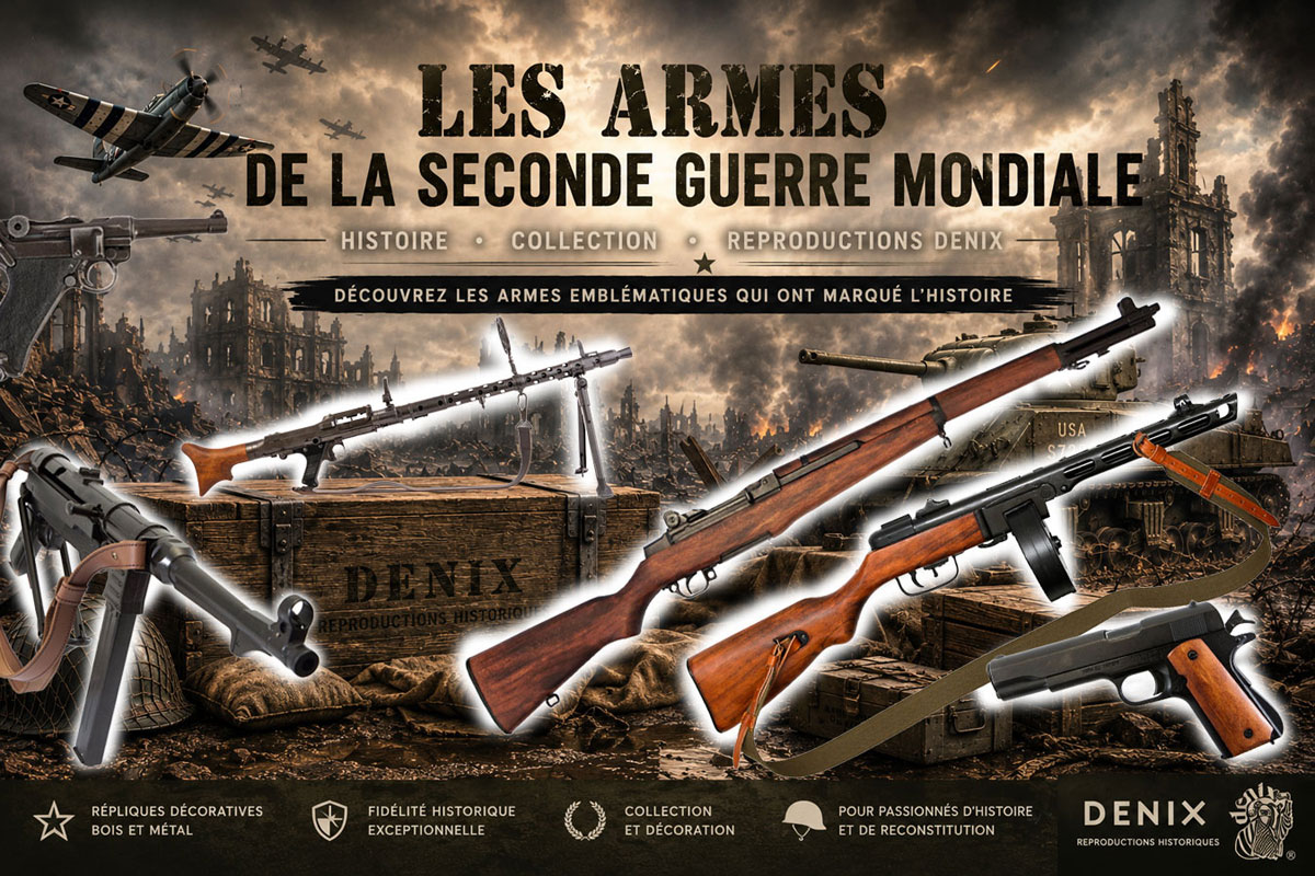 Les armes de la seconde Guerre Mondiale