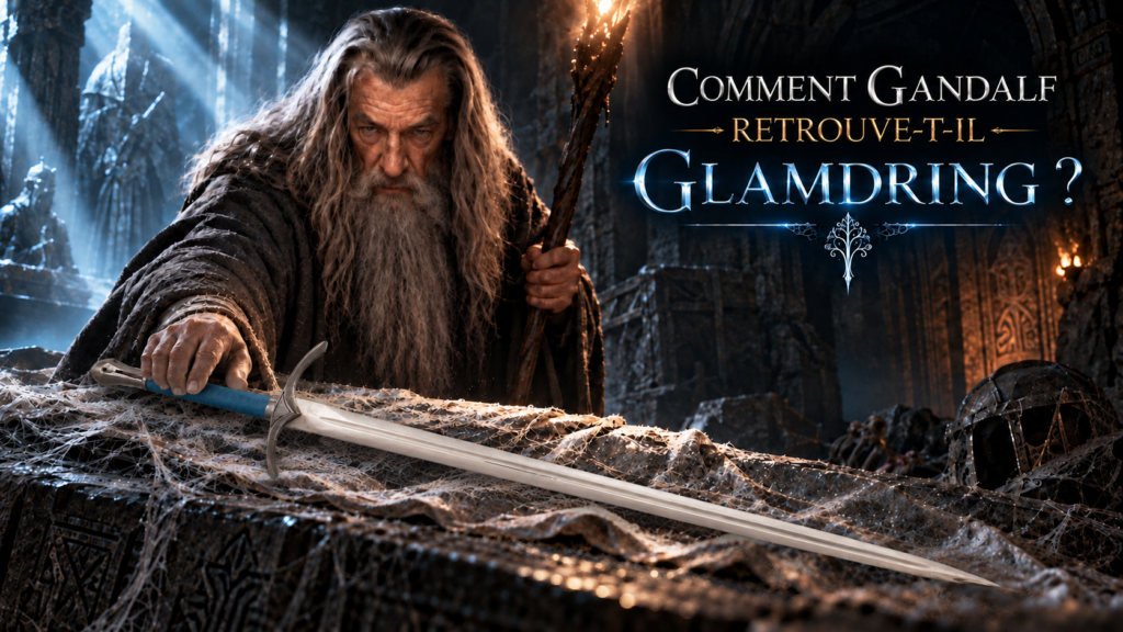 Gandalf finds Glamdring in the trolls' lair