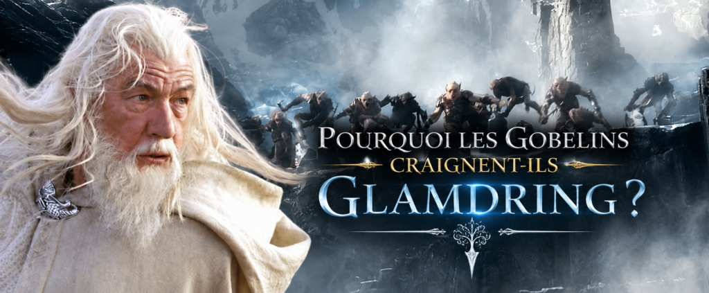 Gandalf Faces the Goblins, Who Fear Glamdring