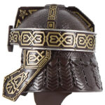 Casque de gimli détails des figures géométriques