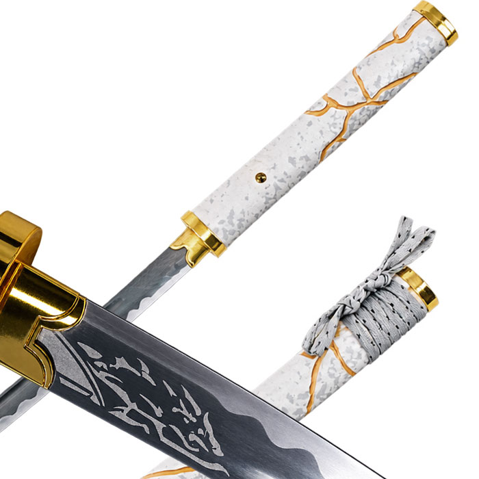 Katana Gilded Dawn: primer plano de los detalles