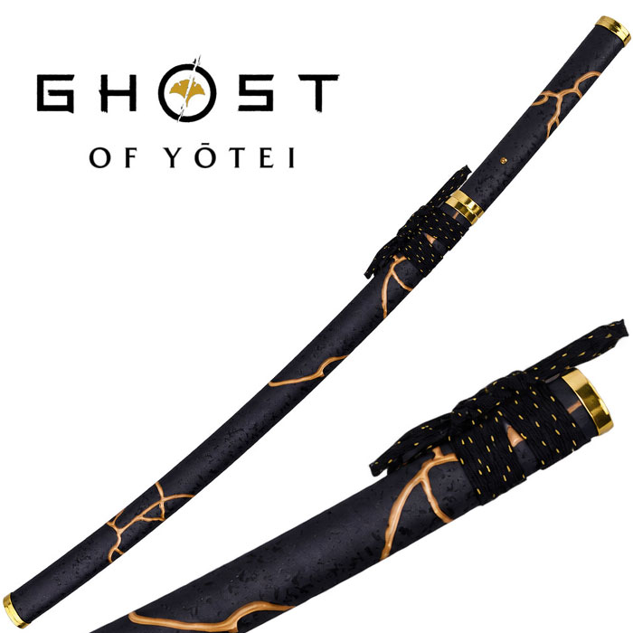 Katana «Gilded Night» en su vaina
