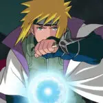 Kunai negro de Minato, imagen de Minato
