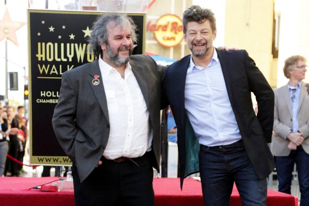 Peter Jackson et Andy Serkis pour The Hunt for Gollum