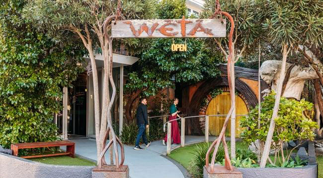 Entrée de Wētā Workshop à Wellington en Nouvelle-Zélande