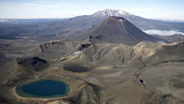 Paysage volcanique de Whakapapa en Nouvelle-Zélande