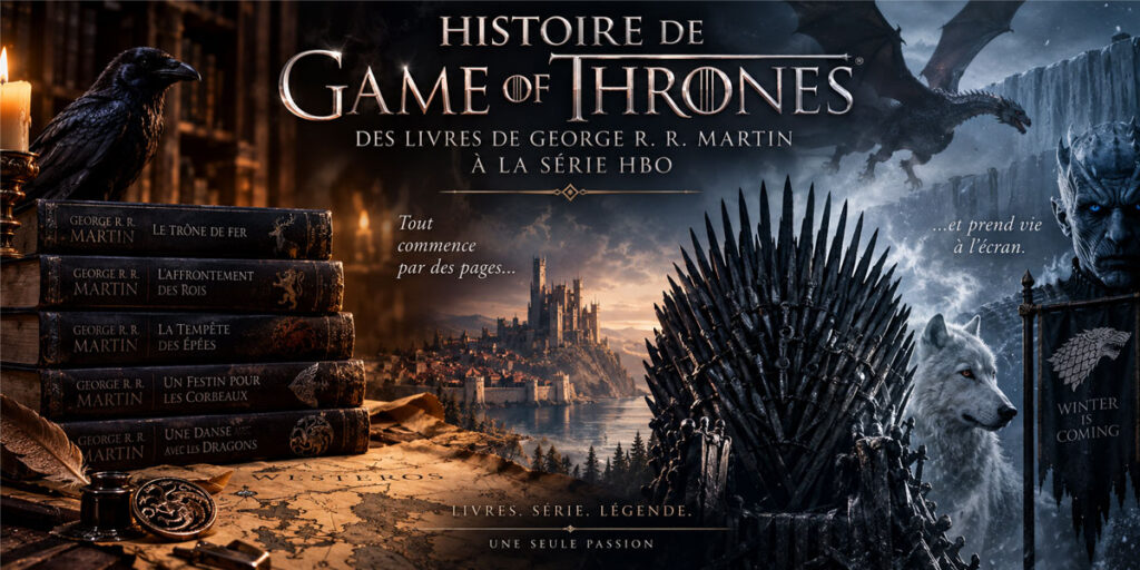 Histoire de Game of Thrones : des livres de George R. R. Martin à la série HBO