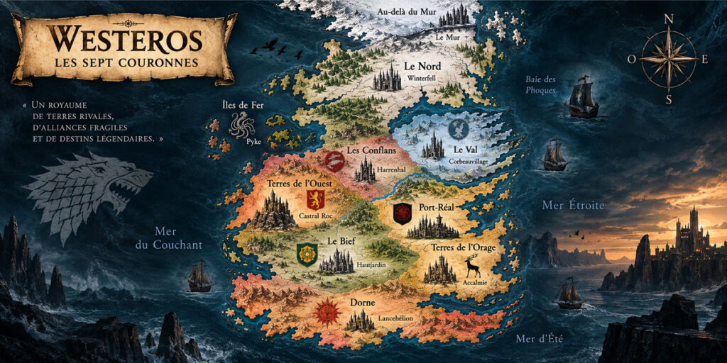 carte de Westeros
