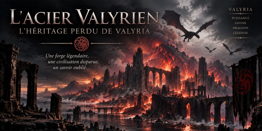 l'acier valyrien, héritage perdu de Valyria