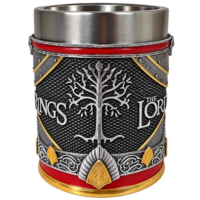 Jarra de Aragorn, detalle del lateral con el árbol de Gondor