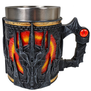 Jarra de Sauron - El Señor de los Anillos con el Ojo de Sauron en el asa