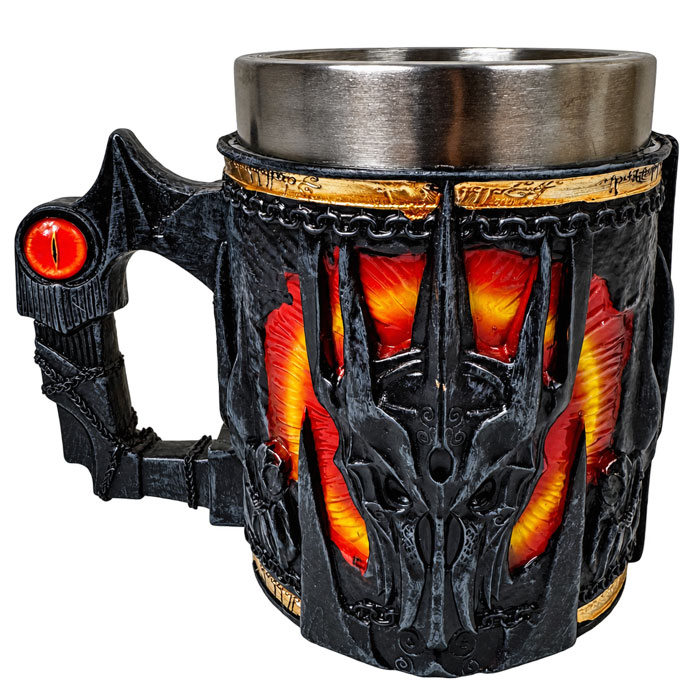 Jarra de Sauron con asa a la izquierda