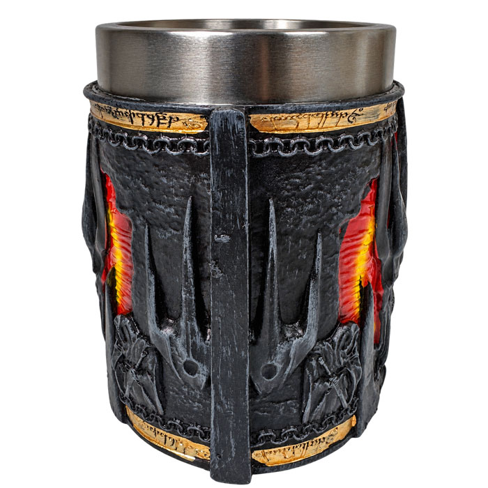 La jarra de Sauron vista de espaldas