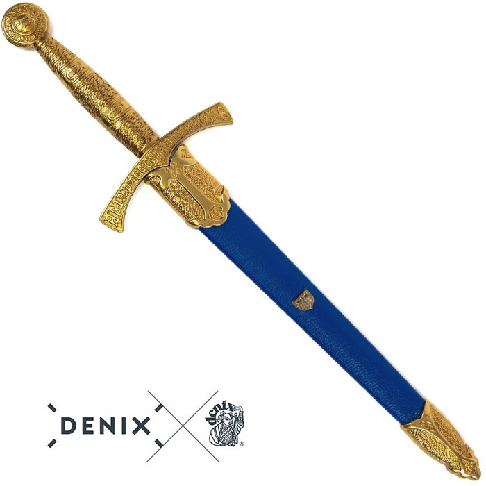 Dague-Médiévale-Denix-dans-son-fourreau