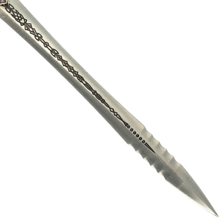 Dague-médiévale-de-décoration-lame-gravée