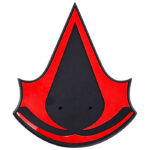 Support mural Assassin's Creed rouge et noir
